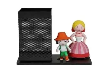 Przybornik biurkowy z figurkami: Hanka i Cypisek - Tisso Toys