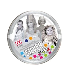 Farba do makijażu srebrna - Widmann