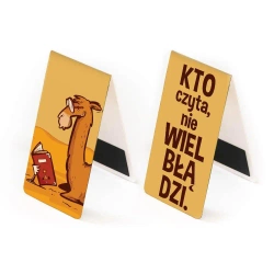 Zakładka magnetyczna - Kto czyta, nie wielbłądzi - Molom