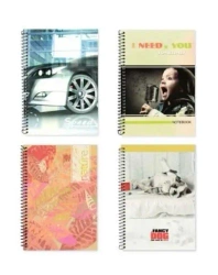 Kołozeszyt A5/100K 55g kratka MIX - Polsirhurt