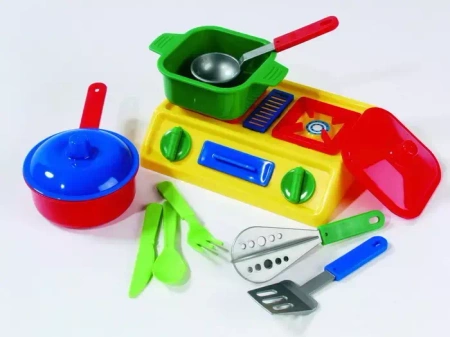 Kuchenka mini z garnkami - Macyszyn Toys