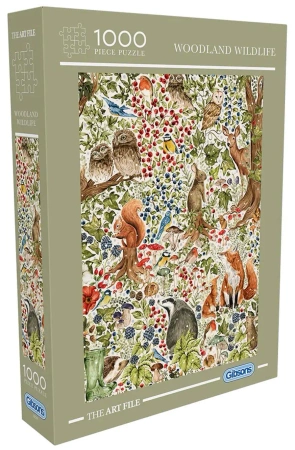 Puzzle 1000 Leśne zwierzęta - Gibsons