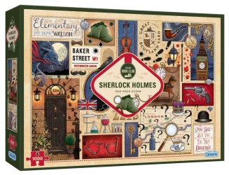 Puzzle 1000 Klub Książki Sherlock Holmes 111154 - Gibsons