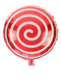 Balon foliowy lizak czerwony - Arpex