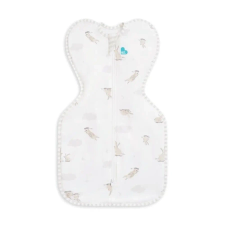 Otulacz Swaddle UP -rozmiar XS - kremowy, króliki ETAP1 - 1 TOG Original