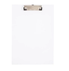 Deska A4 PVC z klipsem biała D.RECT