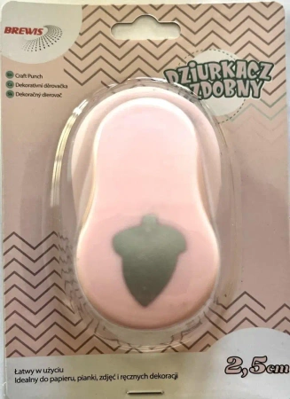Dziurkacz ozdobny Żołądź 2.5cm - Brewis