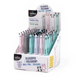 Długopis automatyczny z uszami 2 kolory (36szt) - DERFORM