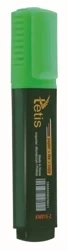 Zakreślacz płaski zielony KW015-Z (12sz) - Tetis
