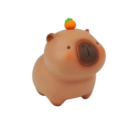 Skarbonka - Kapibara z kaczuszką, 15 cm