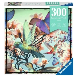 Puzzle Moment 300 Koliber i motyle - Ravensburger