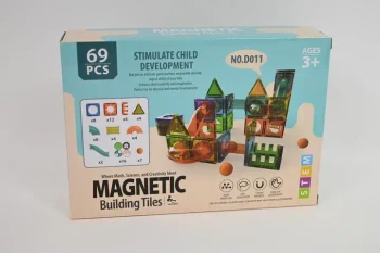 Klocki magnetyczne 69el - Madej