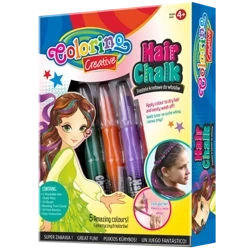 Pastele kredowe do włosów standard Colorino Kids 5 sztuk - PATIO