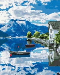 Malowanie po numerach - Prowincja Norwegii - Brushme