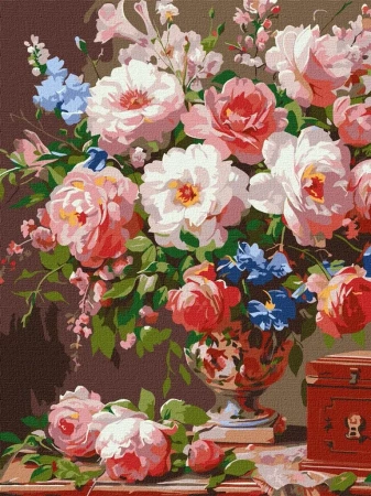 Malowanie po numerach - Paleta natury 30x40cm - Ideyka