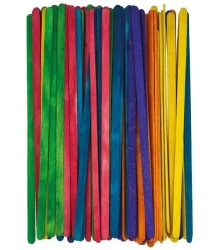 Patyczki kreatywne kolorowe 17,8cm 80szt - Brewis
