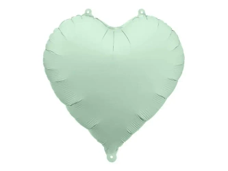 Balon foliowy Serce 45cm zieleń - PartyDeco