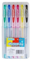 Długopisy brakatowe 6 kolorów - Schemat