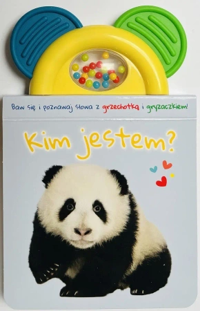 Książeczka z gryzakiem i grzechotką. Kim jestem? - praca zbiorowa