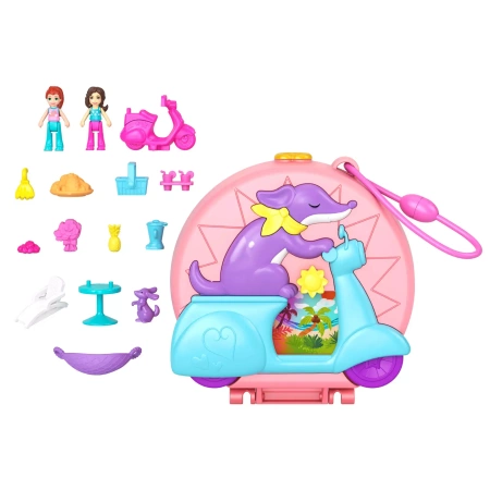 POLLY POCKET Skuter pieska Zestaw kompaktowy HWN98