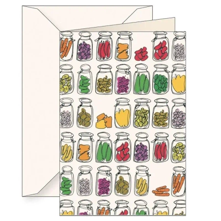 Karnet B6 + koperta 5890 Słoiki - Tassotti