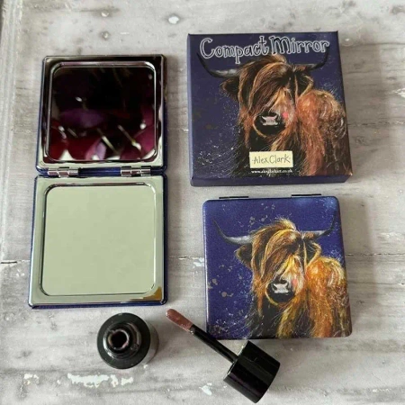 Lusterko w pudełku Krowa górska - Alex Clark