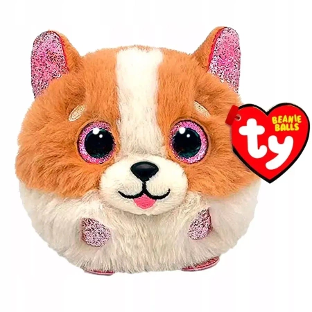 Maskotka TY Beanie Balls TANNER pies biało-brązowy 42538