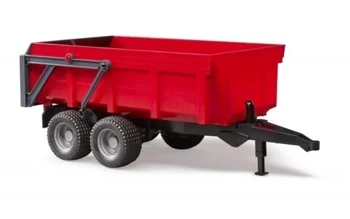 Przyczepa wywrotka z automatyczną klapą czerwona - Bruder