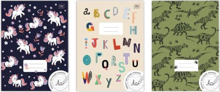 Zeszyt A4 32 k. 3-linie kolorowe, Interdruk