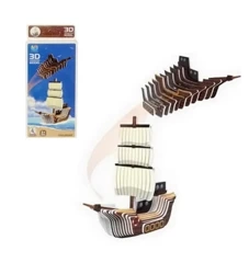 Puzzle 3D statek żaglowiec - SWEDE