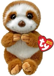 Ty Beanie Bellies. Stella. Brown Sloth. 15cm - Meteor