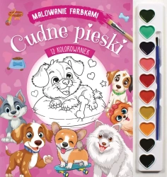 Malowanie farbkami. Cudne pieski - Izabella Sieńko-Holewa