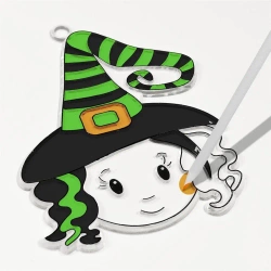 Halloweenowy witrażyk do malowania - Arpex