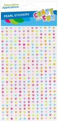 Ozdoba Dekoracyjna Samoprzylepna Perłowa 4mm Op.28szt. Craft with Fun 545874