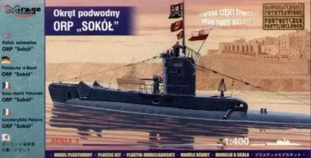 Model do sklejania Okręt podwodny ORP Sokół