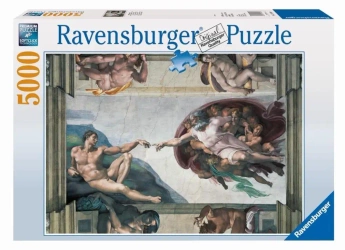 Puzzle 5000 Michał Anioł - Stworzenie Adama - Ravensburger