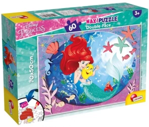 Puzzle dwustronne Supermaxi 60 Mała Syrenka - Lisciani