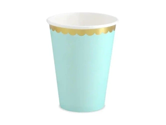 Kubeczki miętowe 220ml 6szt - PartyDeco