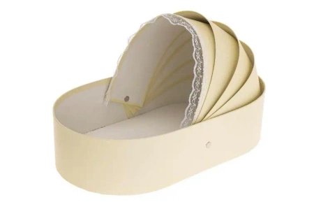 Pudełko Flower Box kremowy ROZETTE