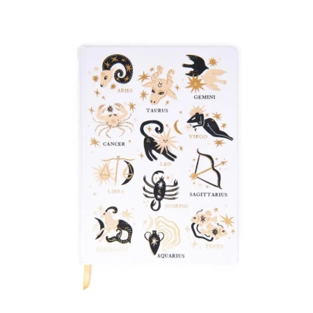 Notatnik aksamitny Jumbo Journal Zodiac - Designworks Ink
