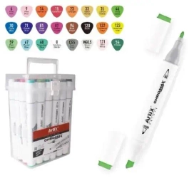 Markery dwustronne Chromax 24 kolory - MP Main Paper