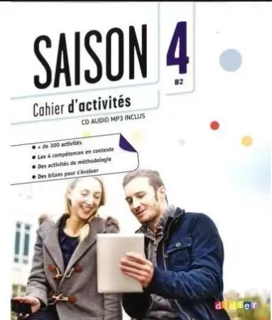 Saison 4 ćwiczenia + CD DIDIER - praca zbiorowa