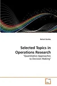 Selected Topics in Operations Research - Ilembo Bahati