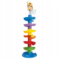 Wieża-zjeżdżalnia z piłeczkami - Dolu