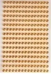 Dżety samoprzylepne złote 6mm 140szt - Brewis