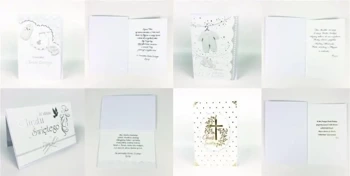 Karnet Chrzciny 2 MIX (12szt) - Polkart