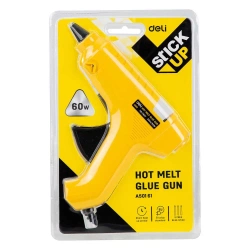 Pistolet do kleju 60W żółty - deli