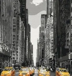 Malowanie po numerach - Taxi w NY - Brushme