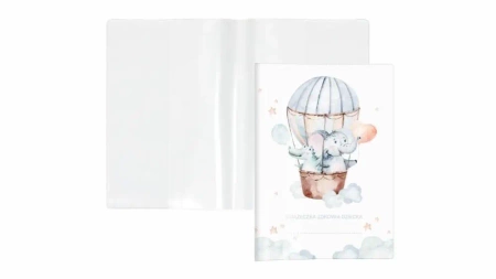 Okładka na książeczkę zdrowia dziecka balon 10szt - Biurfol