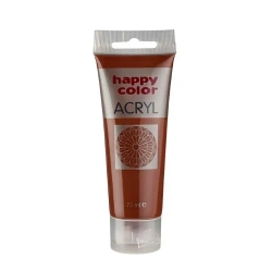 Farba akrylowa 75ml brązowa HAPPY COLOR - GDD